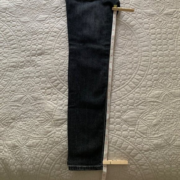 JCREW Toothpick 9" High Rise Skinny Ankle Jean/Denim Black Wash | Size 23 Petite - Picture 8 of 9